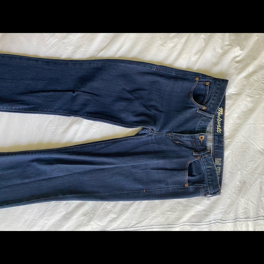 MADEWELL Lowrise Dark Wash Jeans